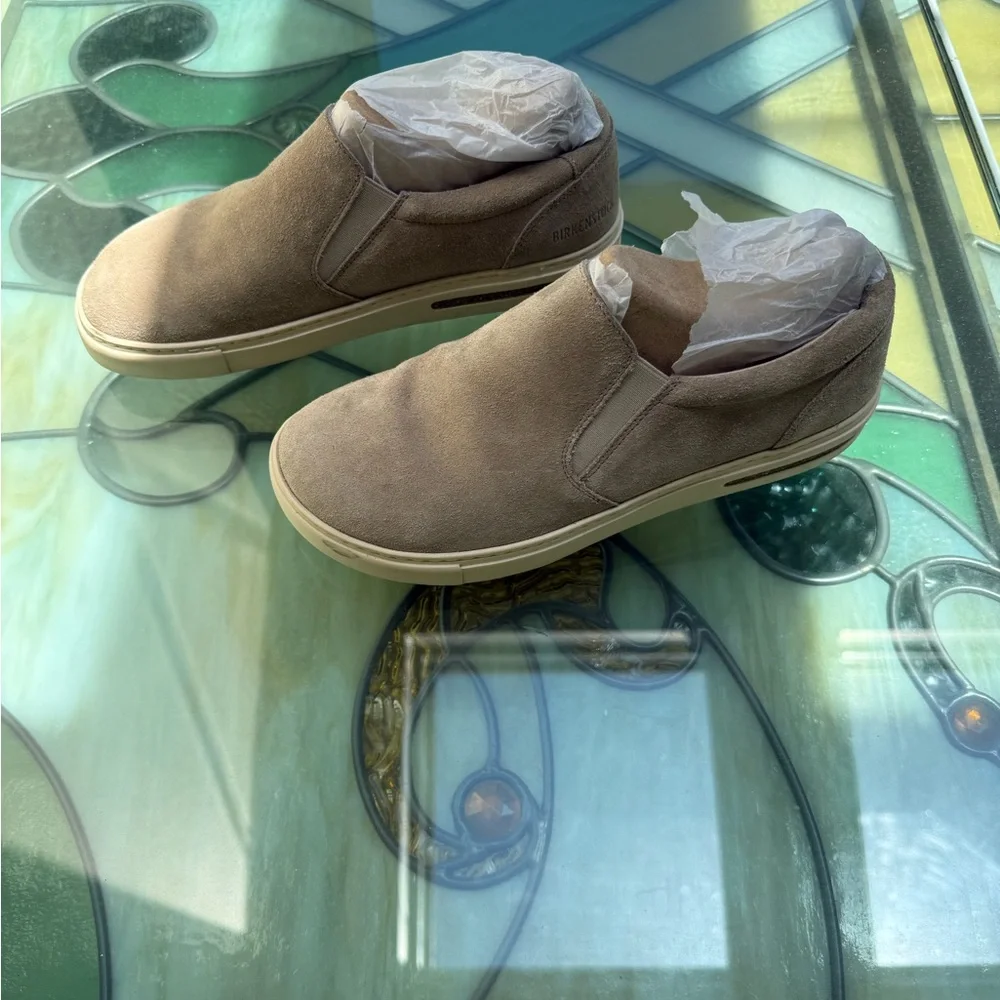 NWOT Birkenstock Oswego Suede Leather SlipOn Sneakers Shoes 38 EU/ W7-7.5 - Picture 8 of 12